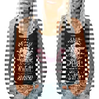My Favorite Volleyball Player Calls Me Mawmaw Mother's Day Women Tank Top | Mazezy