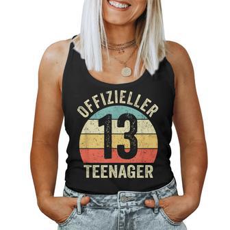 Finally 13Th Birthday Boy Girl Official Nager S Tank Top Frauen - Geschenkecke