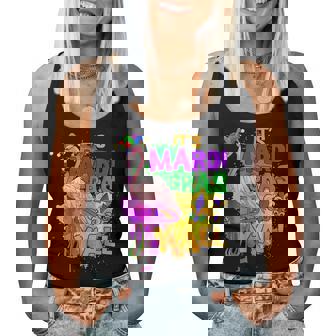 Flamingo Mardi Gras It's Mardi Gras Y'all Carnival Party Women Tank Top | Mazezy