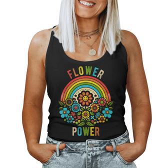 Flower Power Retro Nature Nostalgiaintage Outdoor Power Tank Top Frauen - Geschenkecke