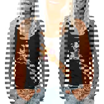 Giraffe Sunglasses Women Tank Top - Monsterry
