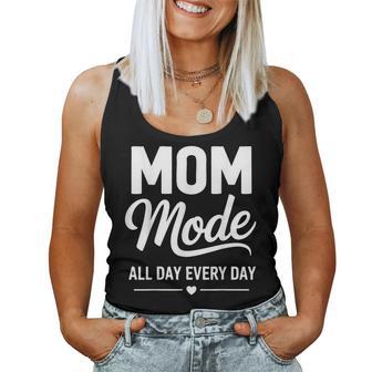 Mom Mode Mother Life Mom Mode All Day Every Day Women Tank Top - Thegiftio UK