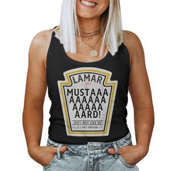 Mustard Lamar Tv Off Parody Women Women Tank Top - Thegiftio UK