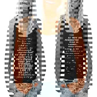 Retro Dear Dance Mom Behind Me Sending You On Back Women Tank Top | Mazezy