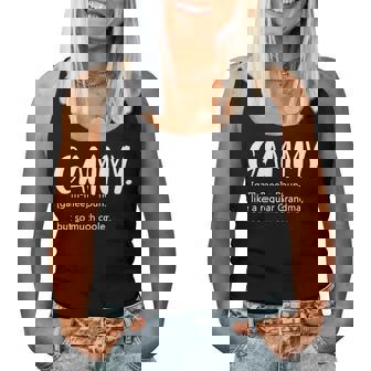Gammy For Mother's Day Idea For Grandma Gammy Women Tank Top | Mazezy