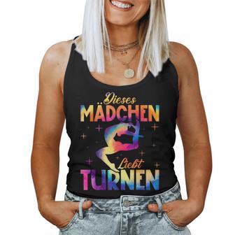 This Girl Loves Gymnastics Acrobatic Gymnastics Tank Top Frauen - Geschenkecke