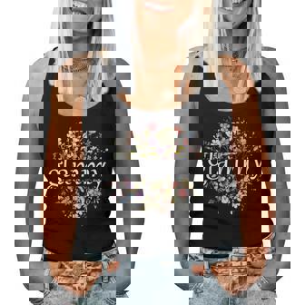 Glammy For Grandma Wildflower Floral Women's Women Tank Top - Seseable