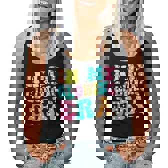 In My Glowing Era Groovy Colorful Bright Women Tank Top - Monsterry