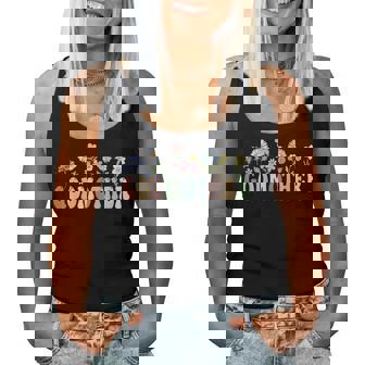 Godmother Wildflower Floral Godmother Women Tank Top | Mazezy