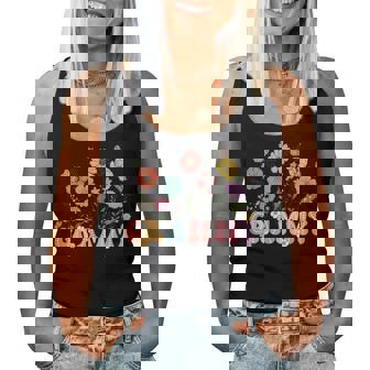 Grammy For Grandma Wildflower Floral Women Women Tank Top - Thegiftio