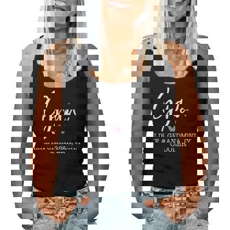 Gran Like A Grandma Only Cooler Heart Mother's Day Gran Women Tank Top - Seseable