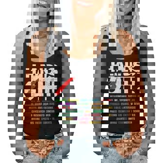 Hands Off Protest For Womens Women Tank Top | Mazezy