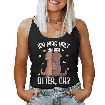 Ich Mag Halt Otter Seeotter Children's Girls' Women's Tank Top Frauen - Geschenkecke