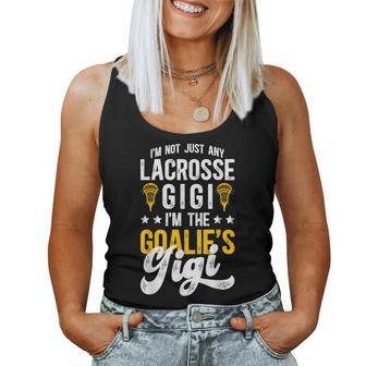 I'm The Lacrosse Goalie Gigi Of A Lacrosse Goalkeeper Gigi Women Tank Top - Thegiftio UK