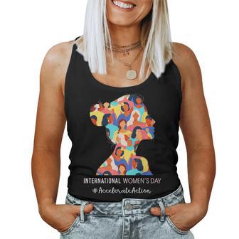 International Women's Day 2025 Accelerate Action For Women Women Tank Top - Thegiftio UK