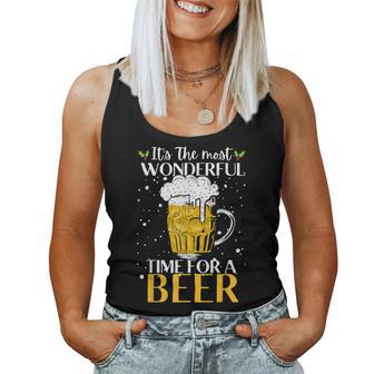 It's The Most Wonderful Time For A Beer Beer Lovers Tank Top Frauen - Geschenkecke