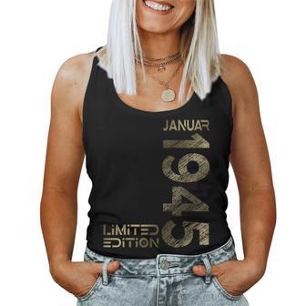 January 1945 Man Woman 80Th Birthday Limited Edition Tank Top Frauen - Geschenkecke