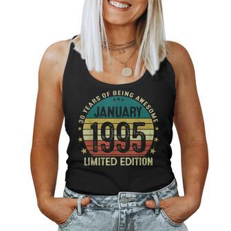 January 1995 30 Years 30Th Birthday Man Woman Tank Top Frauen - Geschenkecke