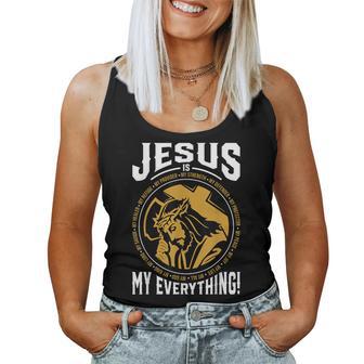 Jesus Is My All Christian God Tank Top Frauen - Geschenkecke