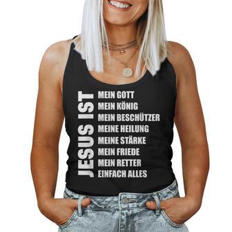 Jesus Christian Church Religion God Idea Tank Top Frauen - Geschenkecke