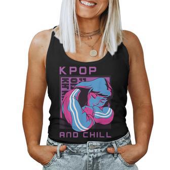 Korean K-Pop And Chill Girl Tank Top Frauen - Geschenkecke