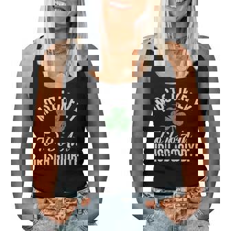Most Likely To Do An Irish Goodbye St Patrick's Day Women Tank Top | Seseable CA