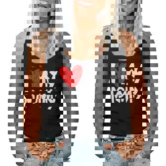 I Love My Mommy I Heart My Mom Women Tank Top | Mazezy