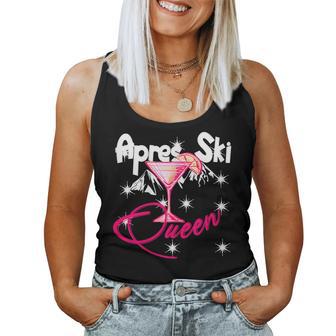 Lustiges Kostüm Wintersport Spruch Apres Ski Queen Partysekt Tank Top Frauen - Geschenkecke