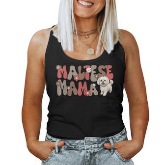 Maltese Groovy World's Best Maltese Mum Tank Top Frauen - Geschenkecke