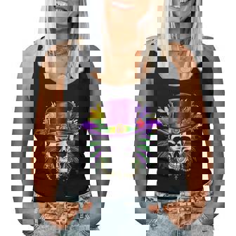 Mardi Gras Skull Carnival Tuesday New Orleans Trip Women Women Tank Top | Seseable UK