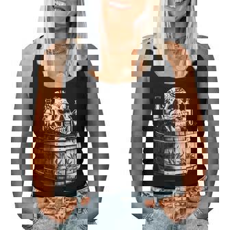 Mexico Vintage Skeleton Tequila Dia De Los Muertos Mexican Women Tank Top | Mazezy