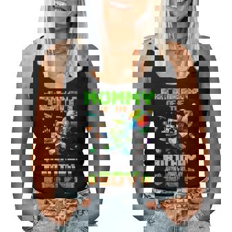 Mom Of The Birthday Boy Party Video Gamer Pixel Number Women Tank Top | Mazezy
