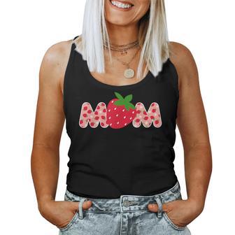 Mom Strawberry First Birthday Family Strawberry Women Tank Top - Thegiftio UK