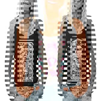 The Mom Tarot Card Skeleton Witch Mom Skull Mama Women Tank Top | Mazezy