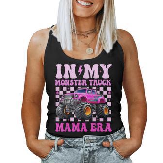 In My Monster Truck Mama Era Groovy Moster Truck Mom Women Tank Top - Thegiftio UK