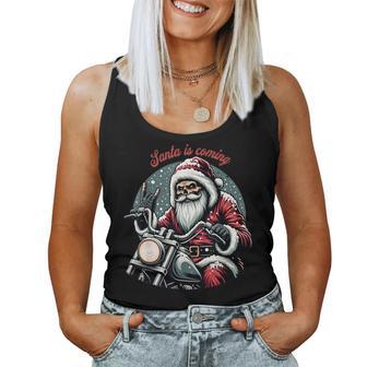 Motorcycle Santa Claus Biker Christmas & Women Tank Top Frauen - Geschenkecke