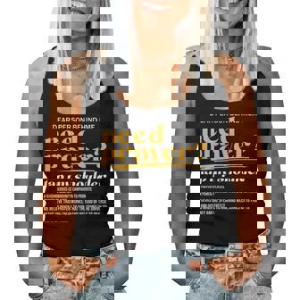 Need Prayer Tap My Shoulder Christian On Back Women Tank Top - Monsterry