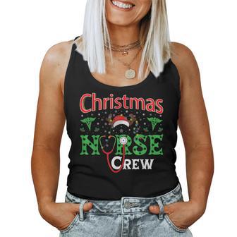 Nurse Christmas Reindeer Christmas Nurse Crew Tank Top Frauen - Geschenkecke