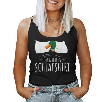 Official Sleep Duck Pyjamas Tank Top Frauen - Geschenkecke