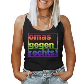 Omas Gegen Rechts I Anti Rassisum I Für Tolleranz Tank Top Frauen - Geschenkecke