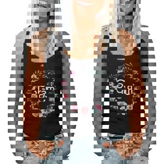 Perfect Mother's Day For Grandma Floral Gram Women Tank Top - Monsterry