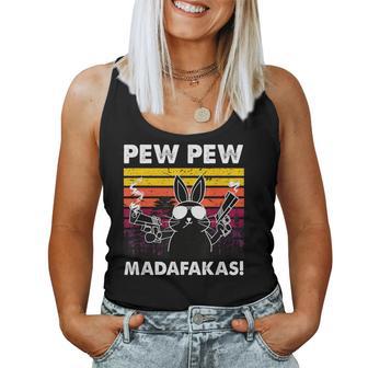 Pew Pew Madafakas Women'sintage Rabbit Crazy Rabbit Tank Top Frauen - Geschenkecke