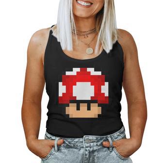 Pixel Retro Gaming Mushroom Tank Top Frauen - Geschenkecke