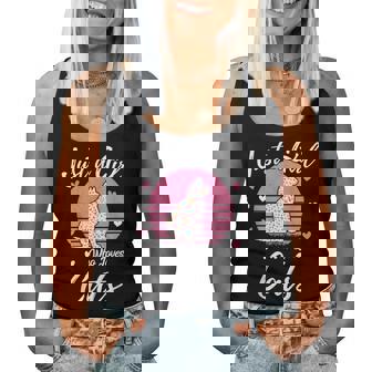 Pour Amoureux Des Animaux Avec Inscription Just A Girl Who Loves Cats Débardeur pour femme - Cadeauxyz