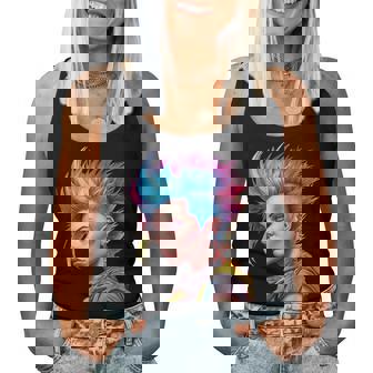 Punk Punk Rebelde Rocklady Icono Camiseta sin mangas para mujer - Regaloses