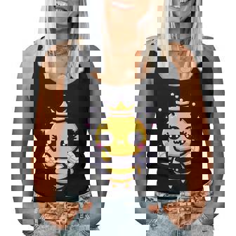 Queen Bee Crown Girls Honey Hive Bee Keeper Bee Women Tank Top | Seseable CA
