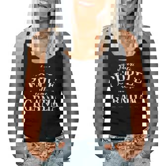 Regalo De Abuela My Favorite People Call Me Grandma Camiseta sin mangas para mujer - Regaloses