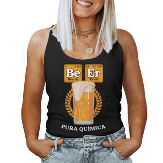 Regalo Original Friki Beer Química Cerveza Divertida Camiseta sin mangas para mujer - Regaloses