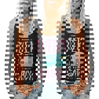 Reina De La Caravana Es Divertidas De La Caravana Cuello Camiseta sin mangas para mujer - Regaloses