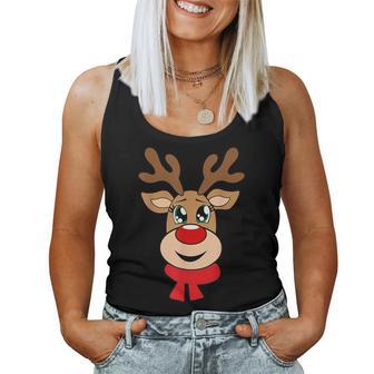 Reindeer Christmas Jumper Christmas Jumper Women's Tank Top Frauen - Geschenkecke